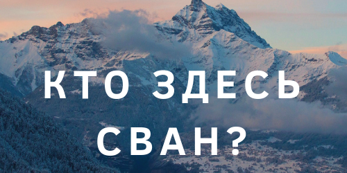 Презентация документального короткометражного фильма Елены Райгородской "Кто здесь Сван?" (Презентация фильма "Кто здесь Сван?")